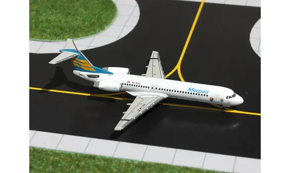Merpati Fokker F100 PK-MJD