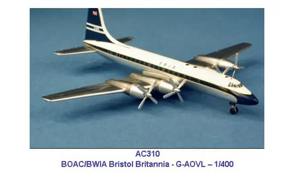 BWIA Bristol BritanniaBOAC c/s G-AOVL