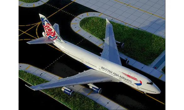 British Asia AW Boeing 747-400 G-CIBV