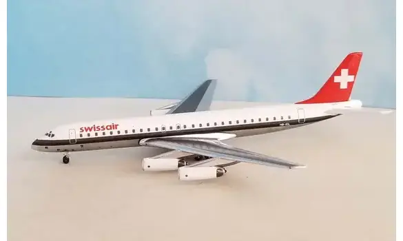 Douglas DC8-62 Swissair HB-IDL last c/s