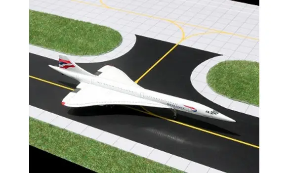 Concorde British AW Union Flag G-BOAC