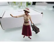 1/43e Lady with suitcase - Factory paint